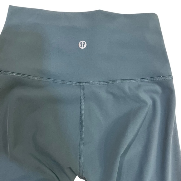 Lululemon high rise leggings teal 2 - Picture 4 of 7